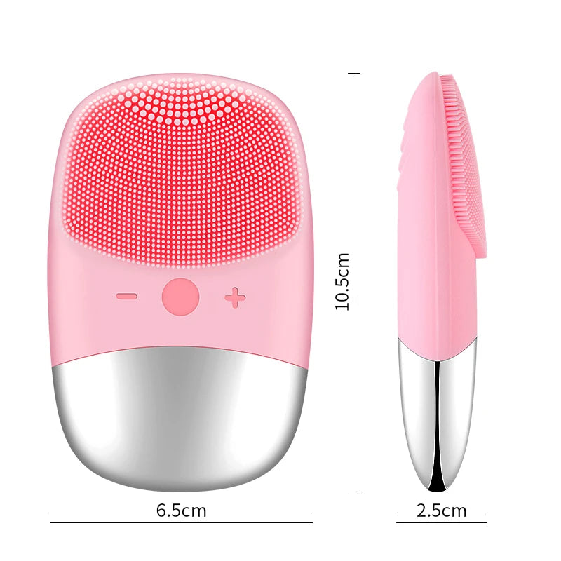 Electric Face Cleansing Brush Sonic Electric Facial Cleanser Facial Cleansing Brush Skin Scrubber Skin Massager Skin Care Tools